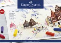 Faber Castell fc-128272 pastelkrijt halve lengte etui à 72 stuks - thumbnail