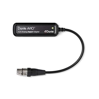 Dante Avio Analog Input 1x0 XLR - Dante adapter Dante Avio Analog Input 1x0 XLR - Dante adapter
