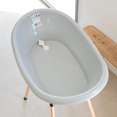 THERMOBABY Badset VASCO Charm grijs: bad + voeten + afvoerpijp