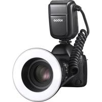 Godox MF-R76 macro ringflitser met afzonderlijke flitsbuisregeling en 8 adapterringen - thumbnail