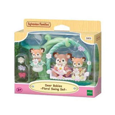 Sylvanian Families 5801 baby hertjes en bloemen schommel Sylvanian Families 5801 baby hertjes en bloemen schommel