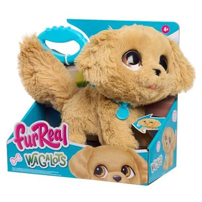 FurReal WagaLots Golden Retriever interactieve pluchen knuffel - thumbnail