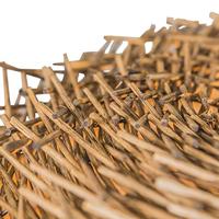 QAZQA Landelijke hanglamp bruin rotan - Hatch 45 - thumbnail