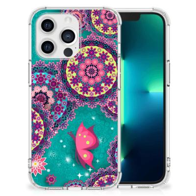 Apple iPhone 13 Pro Back Cover Cirkels en Vlinders Apple iPhone 13 Pro Back Cover Cirkels en Vlinders