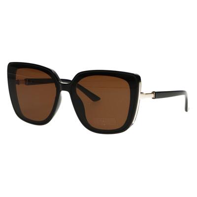 Spectrum zonnebril vlinder bruin glas dames