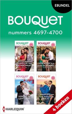 Bouquet e-bundel nummers 4697 - 4700 - Dani Collins, Michelle Smart, Emmy Grayson, Natalie Anderson - ebook