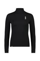 Mons Royale Cascade Merino Flex Mock Neck LS Dames Thermoshirt Black XL - thumbnail