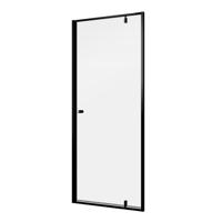 Sealskin Contour Nisdeur 90x200 cm 6mm Helderglas Mat Zwart - thumbnail