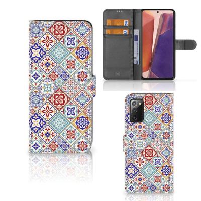 Samsung Galaxy Note 20 | Bookcase | Tiles Color Samsung Galaxy Note 20 | Bookcase | Tiles Color
