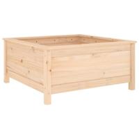 VidaXL Plantenbak 82,5x82,5x39 cm massief grenenhout - thumbnail