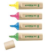 Edding Textmarker | geel | streepbreedte 2-5 mm spitse punt | 10 stuks - 4-24005 4-24005 - thumbnail