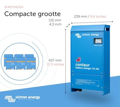Victron Energy Centaur 12/40 (3) Loodaccu-lader 12 V Laadstroom (max.) 40 A