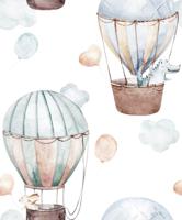 Noordwand Kids Walls Behang met luchtballonnen - 45865 - thumbnail
