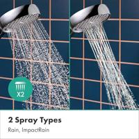 hansgrohe Activera S doucheset 95 - 2jet - EcoSmart - met glijstang 90cm - chroom 28046000 - thumbnail