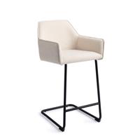 Jesper Home Barkruk 'Hofu' Arch Black, kleur Enoki (zithoogte 65cm) - thumbnail