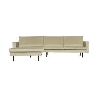 WOOOD Rodeo bank chaise longue links velvet Pistache - thumbnail
