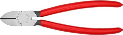 Knipex Zijsnijtang | 180 mm Lengte | Kunststof Bekleed | Zwart Geatramenteerd - 70 01 180 SB Knipex Zijsnijtang | 180 mm Lengte | Kunststof Bekleed | Zwart Geatramenteerd - 70 01 180 SB