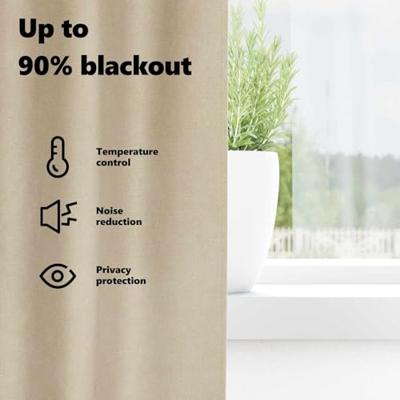 VidaXL Verduisterende gordijnen 2 pcs crème 140 x 140 cm fluweel