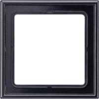Jung LS981SW Afdekking Frame 1-voudig Zwart 1 stuk(s) - thumbnail