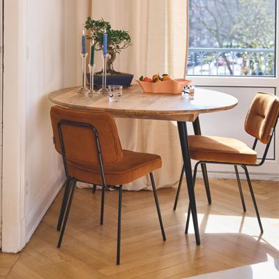 Artistiq Ronde Eettafel 'Colbi' Mangohout, 120cm Artistiq Ronde Eettafel 'Colbi' Mangohout, 120cm