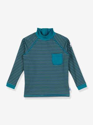 T-shirt met lange mouwen en UV-bescherming DELFIINI EKO FINKID oceaanblauw