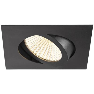 SLV Vierkante led spot New Tria 68 zwart - 3000K - 750lm - 60g 1007400