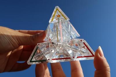 Recent Toys Pyraminx crystal le breinbreker puzzel