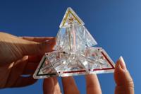 Recent Toys Pyraminx crystal le breinbreker puzzel - thumbnail