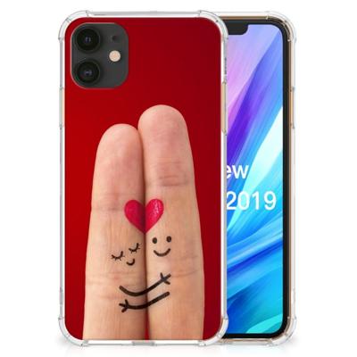 Apple iPhone 11 Anti Shock Bumper Case Liefde - Origineel Romantisch Cadeau
