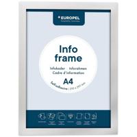 Europel zelfklevend kader ft A4, zilver, pak van 2 stuks - thumbnail
