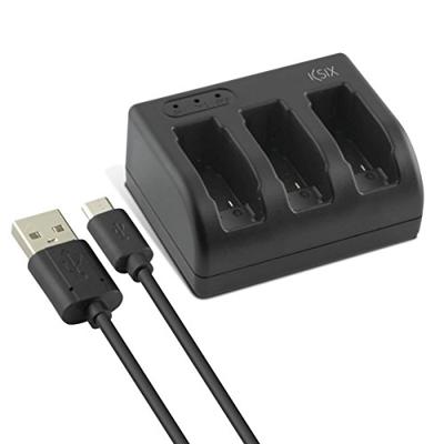 GoPro batterijoplader KSIX Hero 5 USB-C Zwart GoPro batterijoplader KSIX Hero 5 USB-C Zwart