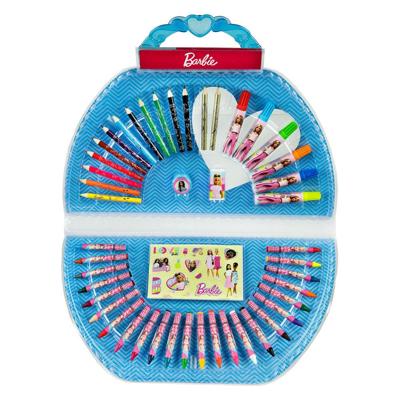 Barbie Kleurkoffer 51-delig