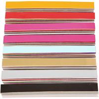 Creativ Company Papier stroken - diverse kleuren, 2400st. - thumbnail