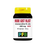 SNP Rode gist rijst monacoline K-vrij puur 30 Vegetarische capsules - thumbnail