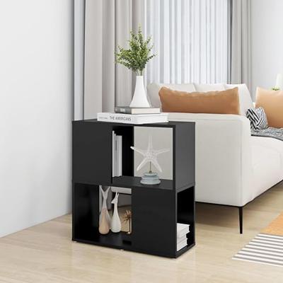 VidaXL Boekenkast 60x24x63 cm bewerkt hout zwart