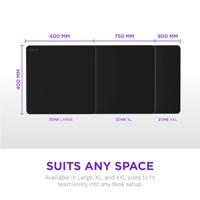 NZXT Zone Mousepad XL - 750x400mm - Black - thumbnail