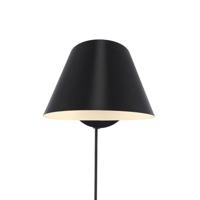Wandlamp zwart stekker schakelaar &apos;Stay&apos; bedlamp - thumbnail
