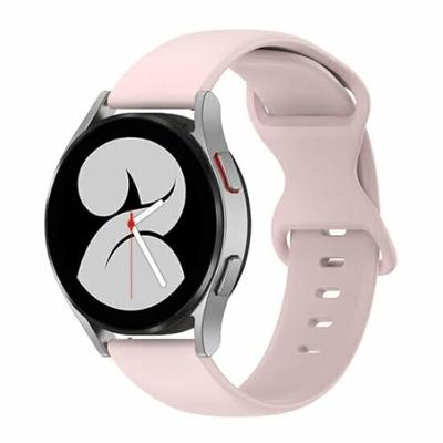 By Qubix - Compatible met Garmin Vivoactive 4 - Vivoactive 4L - Solid color sportband - Roze - Compatible Garmin bandje - Bandbreedte: 22mm