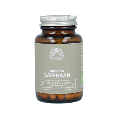 Mattisson Organic saffraan 30mg bio 60 Vegetarische capsules Mattisson Organic saffraan 30mg bio 60 Vegetarische capsules