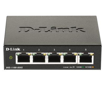 Switch D-Link DGS-1100-05V2/E 5xGbE