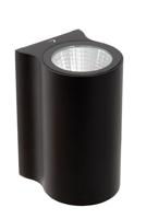 Lucide AKRA - Wandlamp Binnen/Buiten - LED - 1x6W 2700K - IP54 - Zwart - thumbnail