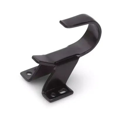 Dulimex | Lange haak | Deuropvanger bij gelijkliggende en opdekdeuren | Zwart Dulimex | Lange haak | Deuropvanger bij gelijkliggende en opdekdeuren | Zwart