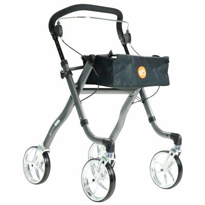 Excel Rollator Virage (6,8 kg) | Binnen rollator | Met duwbeugel | Dienblad | Kleur: Grijs | 24510200 Excel Rollator Virage (6,8 kg) | Binnen rollator | Met duwbeugel | Dienblad | Kleur: Grijs | 24510200