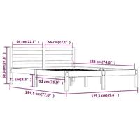 Bedframe massief grenenhout 120x190 cm - thumbnail