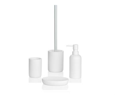 Zeepdispenser Andrea House Mat Wit ABS 330 ml Polyresin (Ø 6,5 x 18,5 cm)