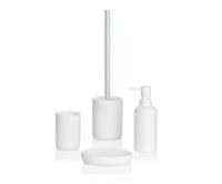 Zeepdispenser Andrea House Mat Wit ABS 330 ml Polyresin (Ø 6,5 x 18,5 cm) - thumbnail