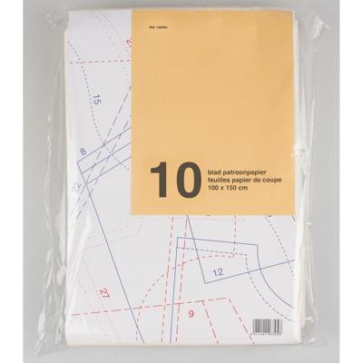 Patroonpapier, ft 100 x 150 cm, pak van 10 vel