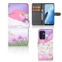 OPPO Find X5 Lite | Reno 7 5G | Telefoonhoesje | Met pasjeshouder | Bird Flying - thumbnail