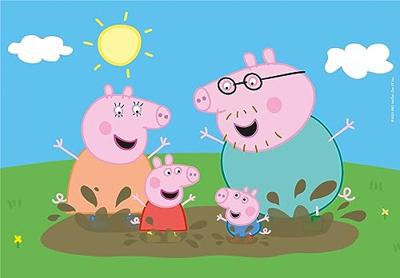 Clementoni legpuzzel super color peppa pig, 2x20st. Clementoni legpuzzel super color peppa pig, 2x20st.