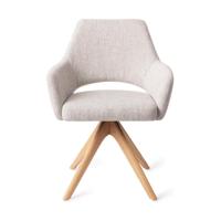 Jesper Home Yanai eetkamerstoel Pigeon revolve oak natural - thumbnail